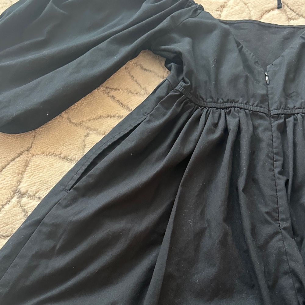 Abercrombie & Fitch Black Puff Sleeve Romper - Picture 9 of 12